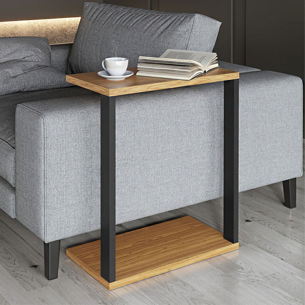 mesa lateral em c para sofa 2