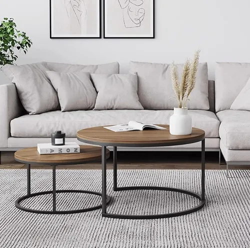 mesa lateral em c para sofa 2