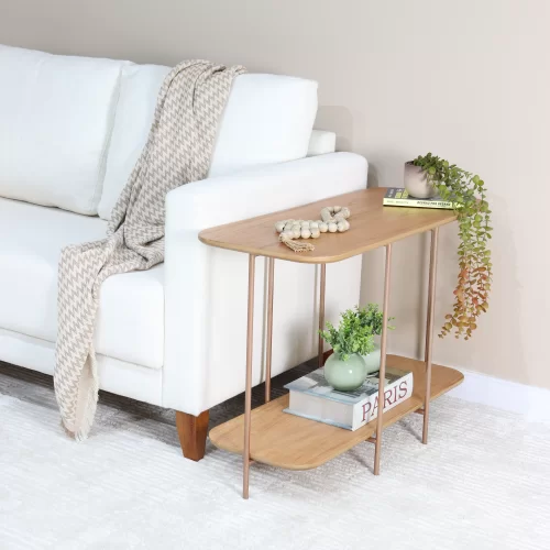 mesa lateral em c para sofa 2