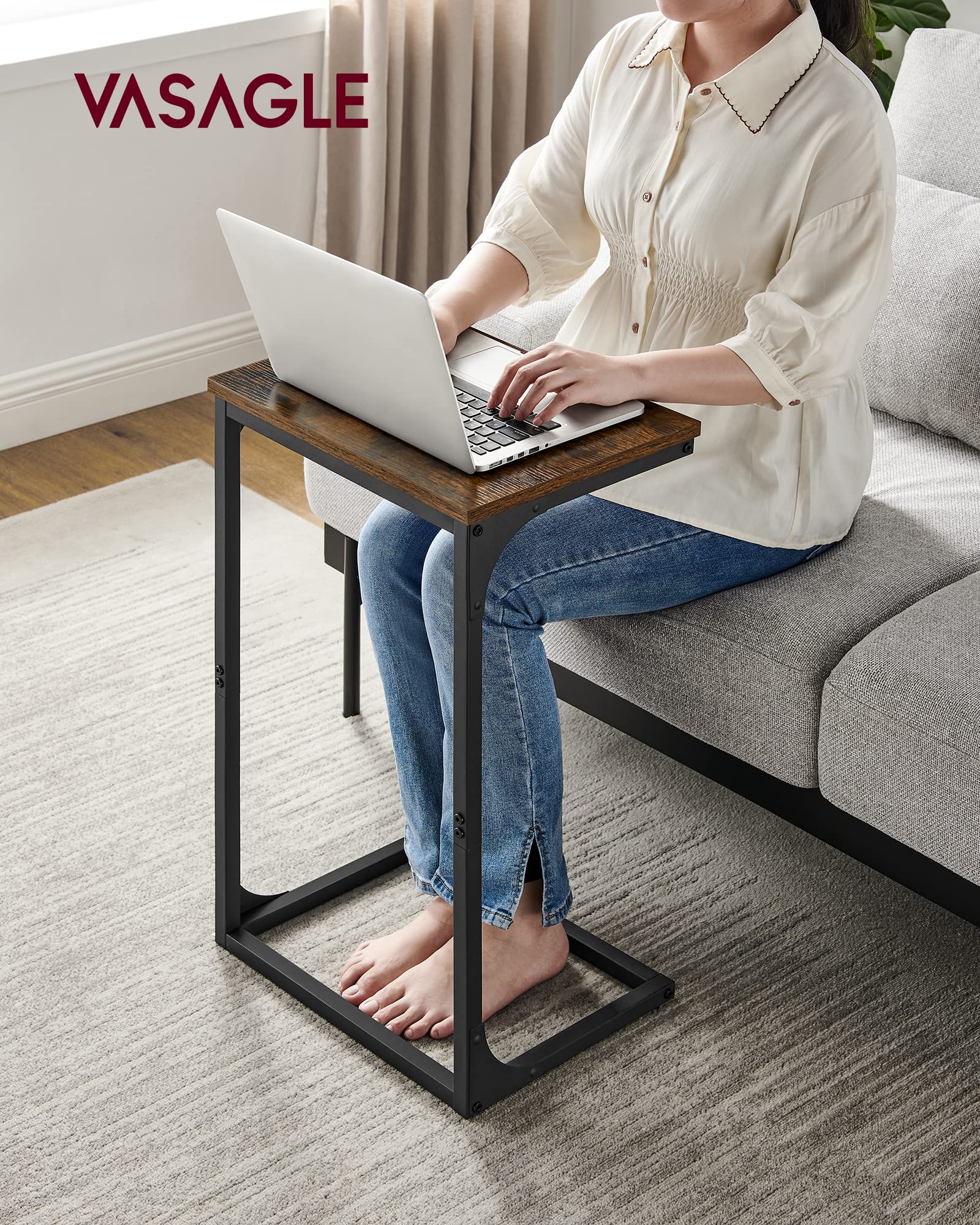 mesa lateral em c para sofa 2