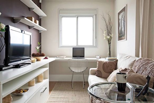 mesa dobrável de parede para economizar espaço