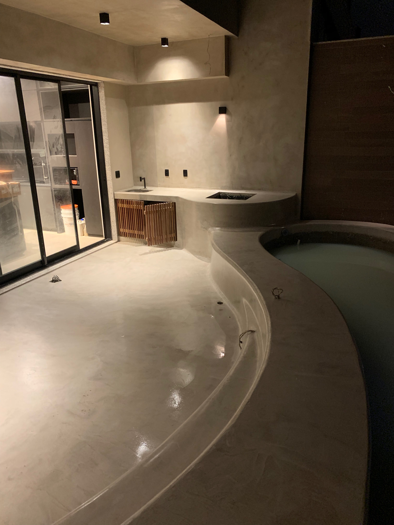 microcimento para banheiros e cozinhas impermeáveis