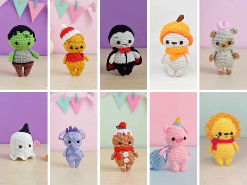 5 Padrões Gratuitos de Mini Amigurumi para Iniciantes