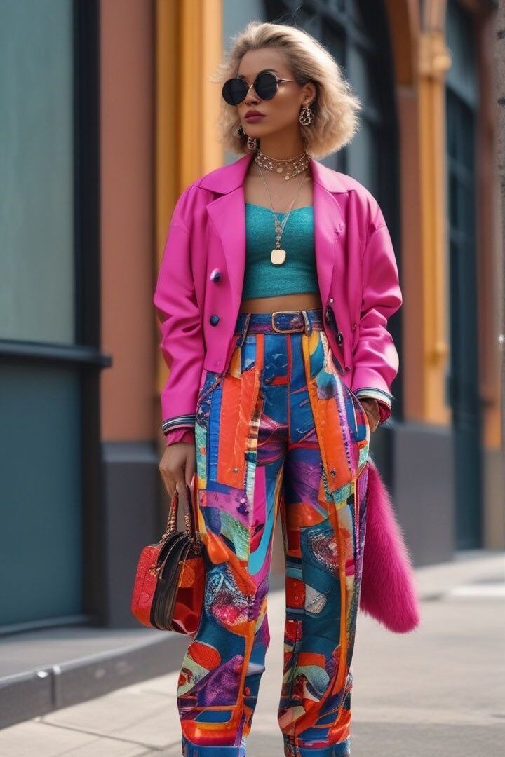 onde comprar roupas coloridas baratas para moda dopamina