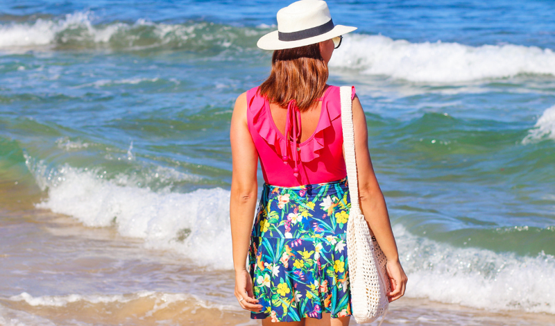 acessórios de praia tendência