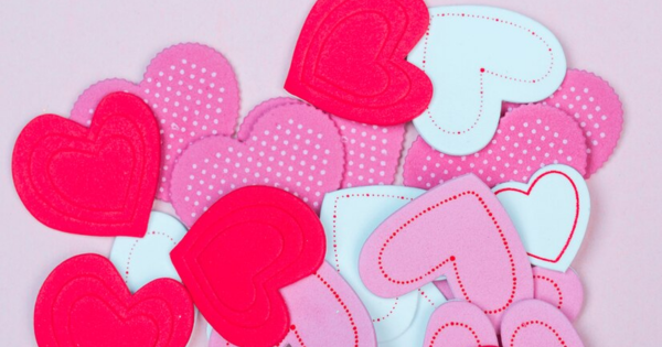 molde de coracao para imprimir