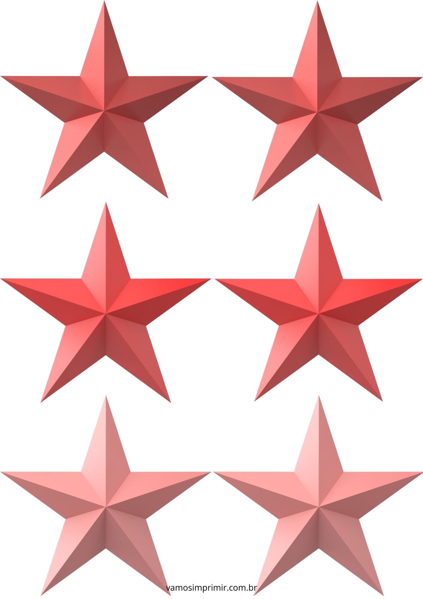 Melhores sites para baixar moldes de estrela grátis