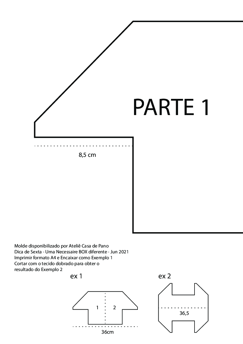 Onde Encontrar Moldes Gratuitos de Nécessaire Box em PDF e Tutoriais em Vídeo