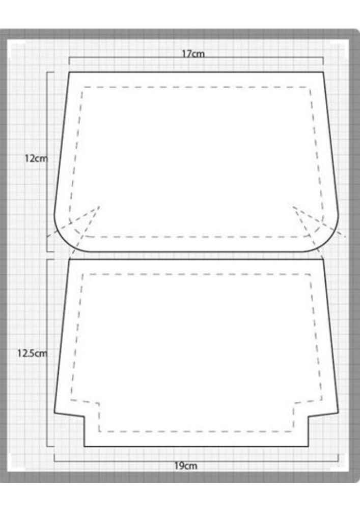 molde de necessaire box