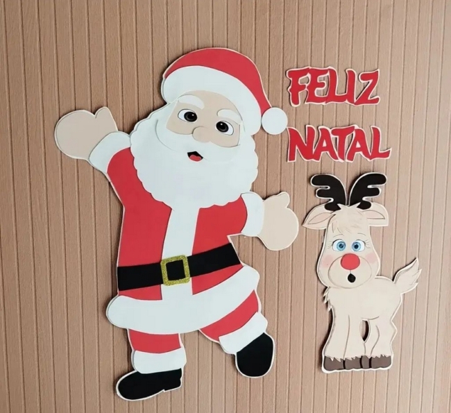 Técnicas Avançadas para Dar Efeito 3D ao seu Papai Noel de EVA