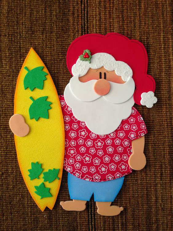 Técnicas Avançadas para Dar Efeito 3D ao seu Papai Noel de EVA