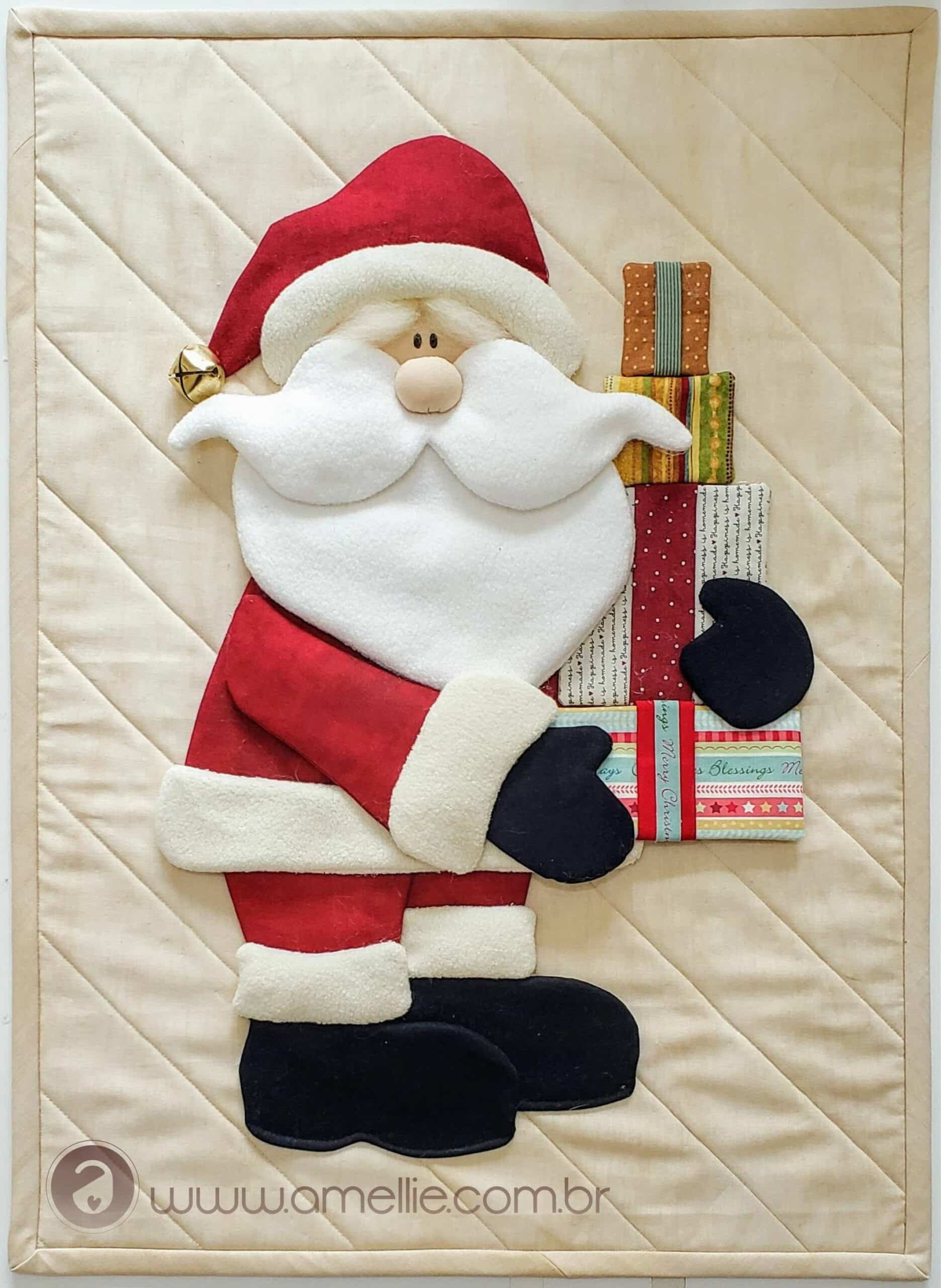 10 Ideias Criativas de Painéis de Natal com Papai Noel em EVA