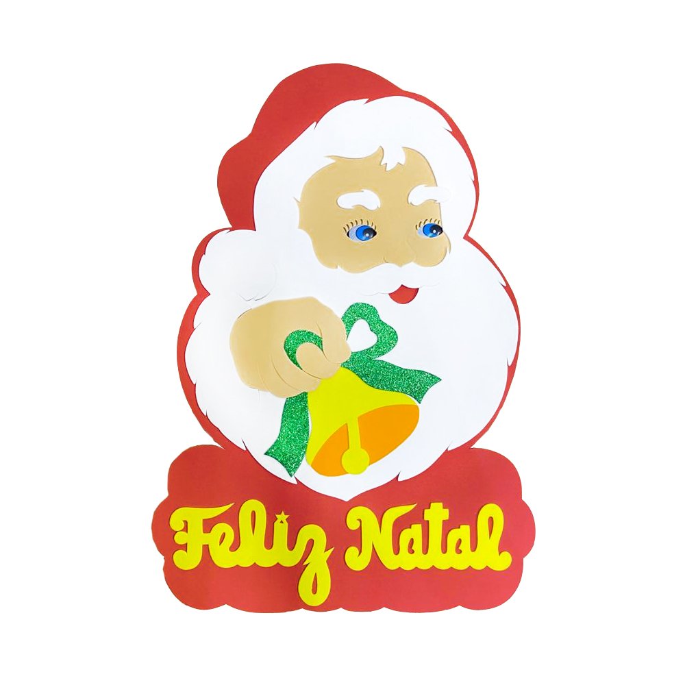 Passo a Passo: Como Fazer um Papai Noel Gigante em EVA para sua Escola