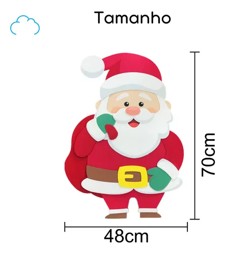 Passo a Passo: Como Fazer um Papai Noel Gigante em EVA para sua Escola