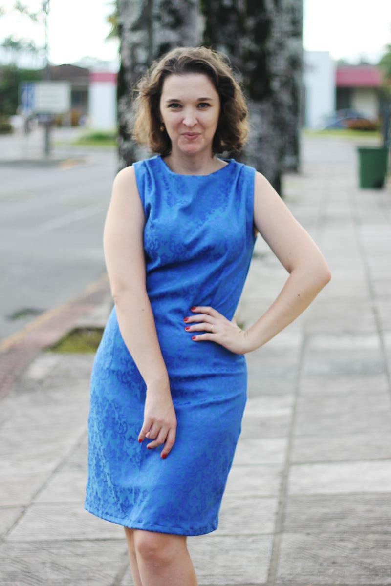 Vestido Tubinho para Iniciantes: Molde em Malha Sem Zíper