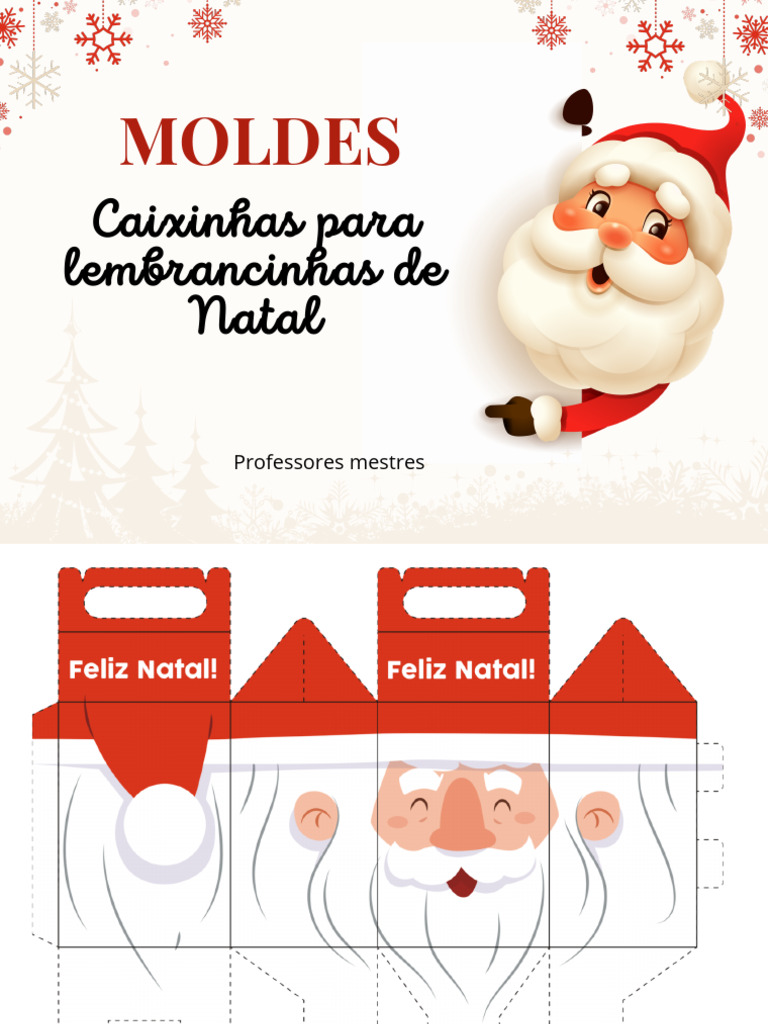 DIY: Montando Sua Própria Vila Natalina de Papel com Moldes Gratuitos