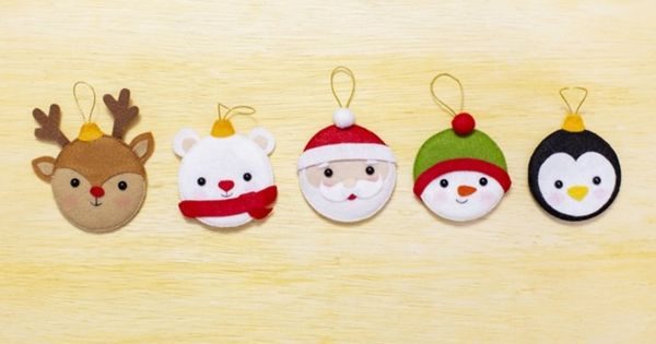 10 Ideias Criativas para Decorar com Moldes de Natal em Feltro