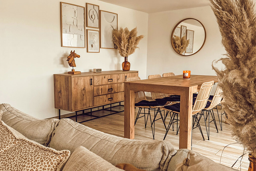 decoração boho chic apartamento