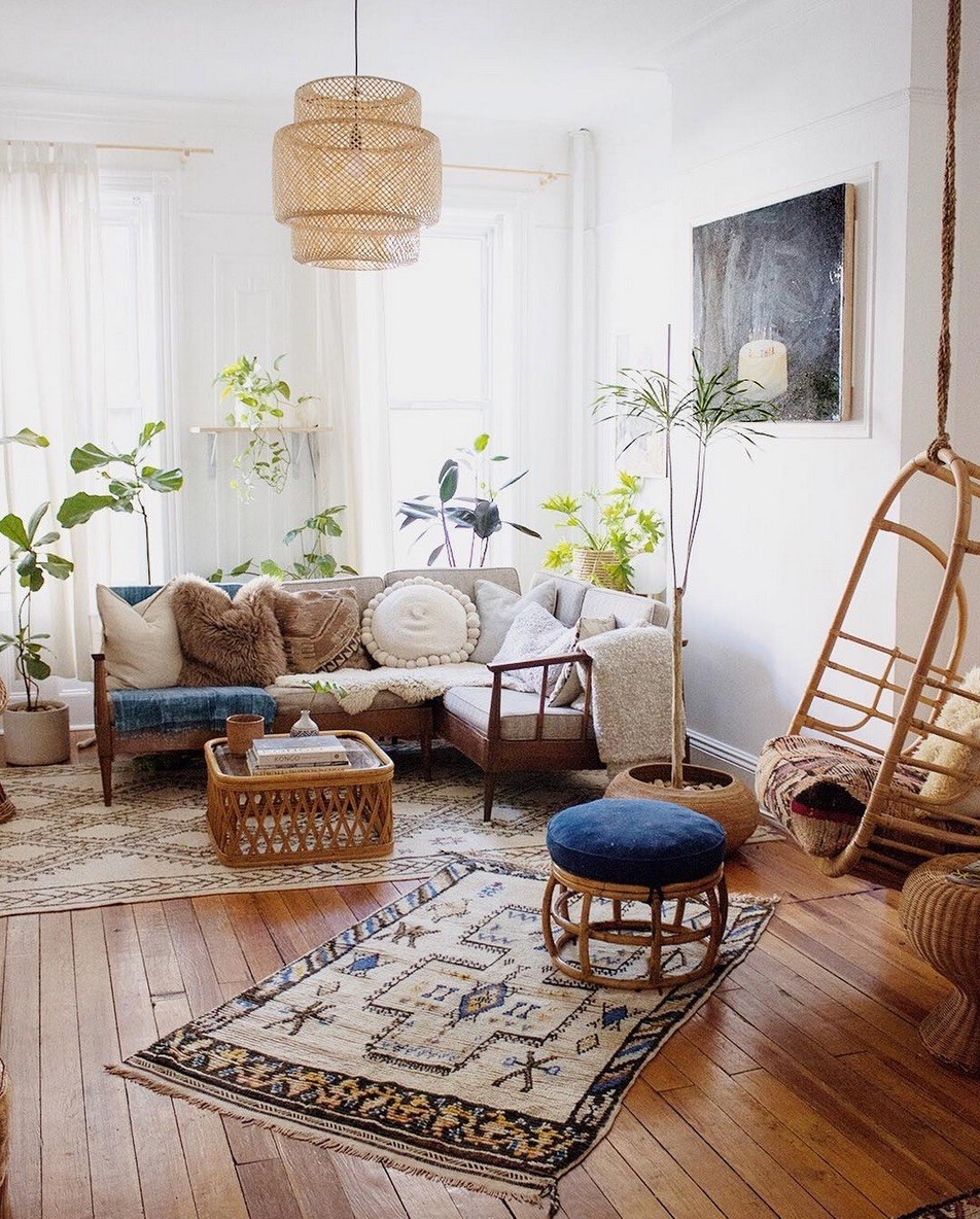 decoração boho chic apartamento