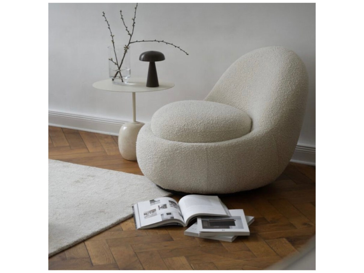 sofisticação estantes nichos circulares