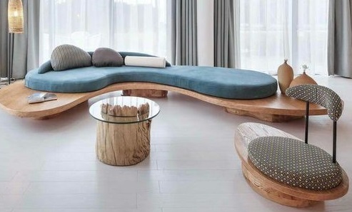 dinamismo mesas de centro irregulares