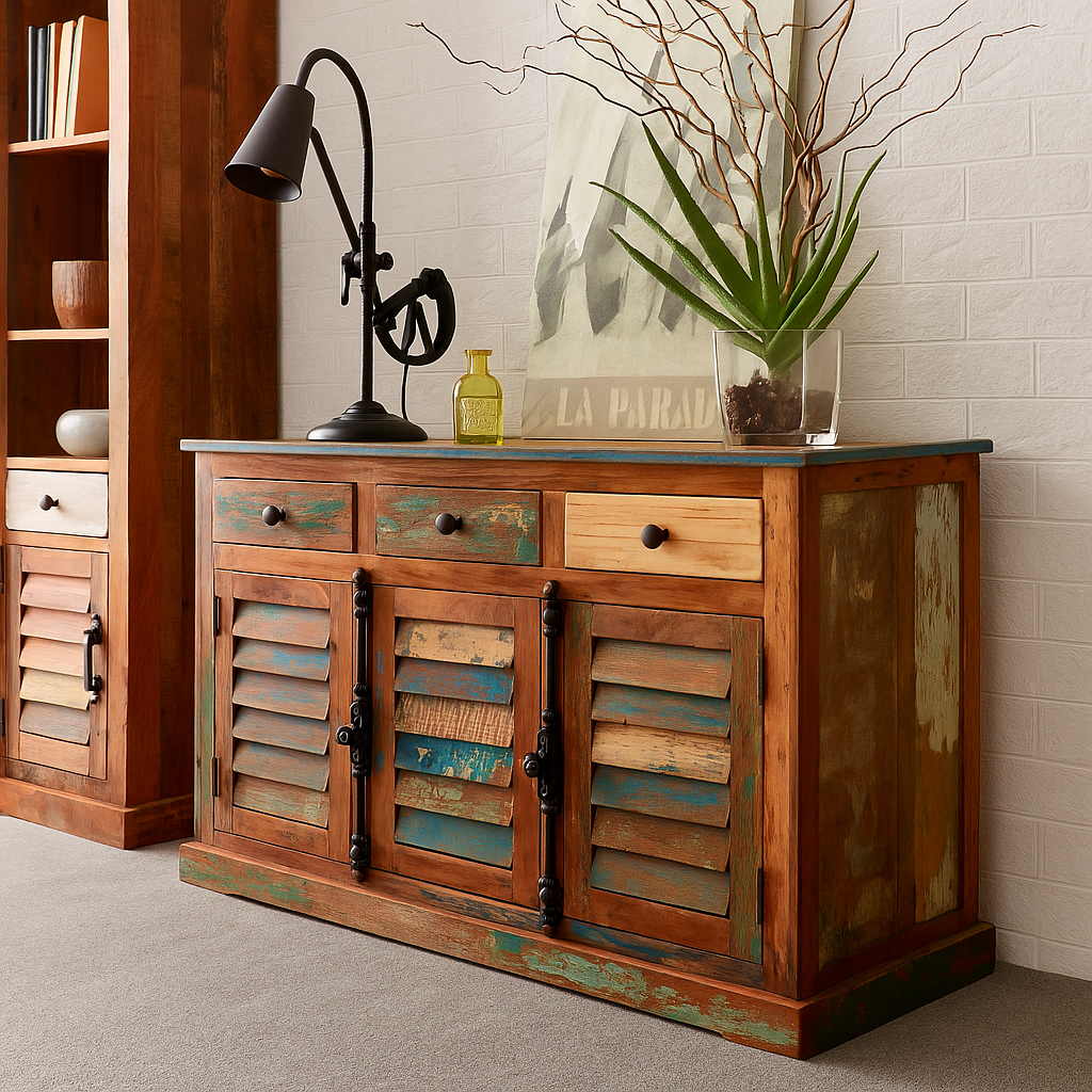 como combinar móveis de demolição com estilo moderno