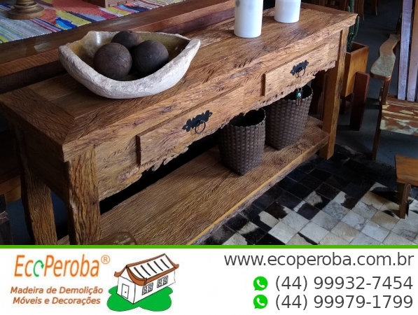manutenção de móveis rústicos de demolição