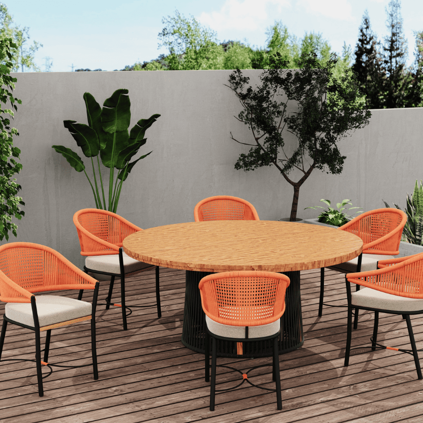 melhores materiais para móveis de área externa