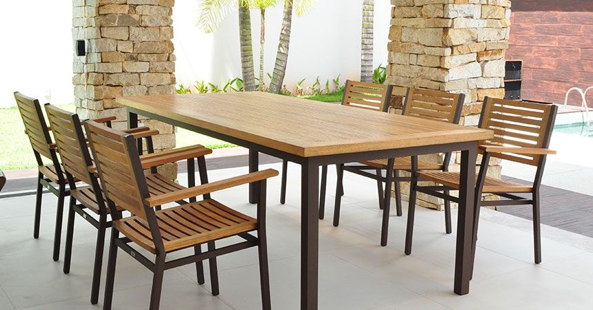 onde comprar conjunto de mesa para jardim