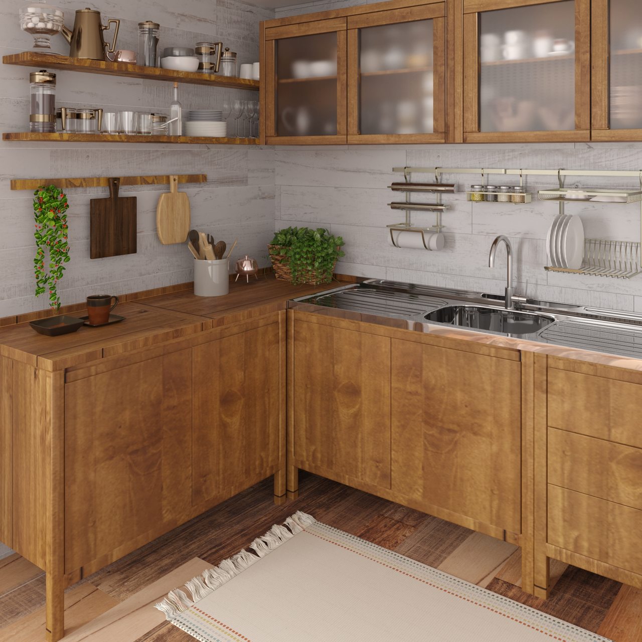 móveis para cozinha americana pequena