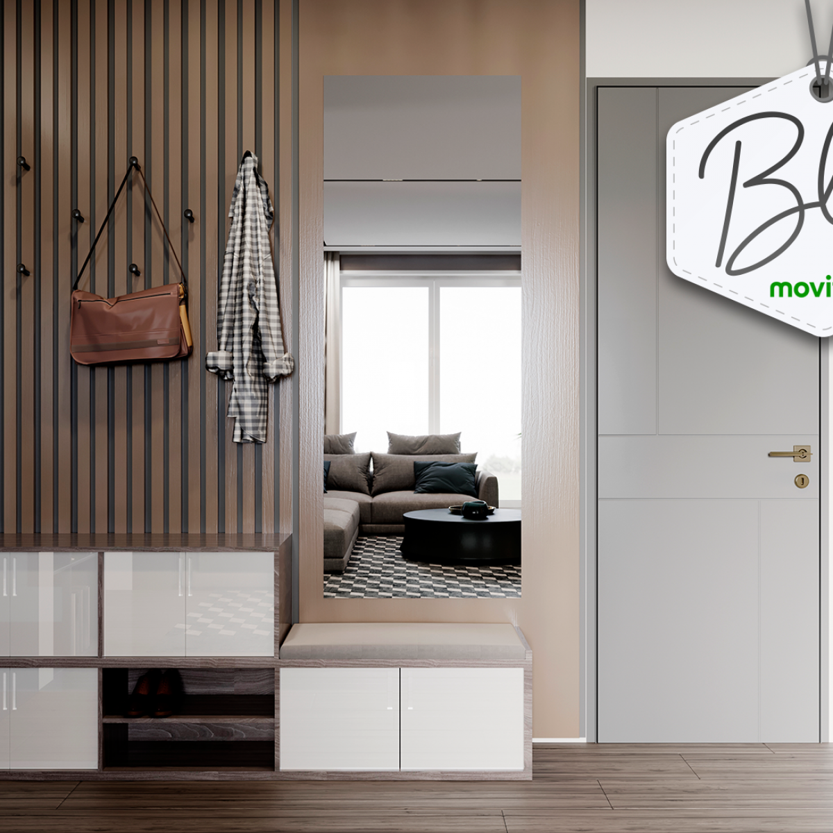 ideias de móveis para hall de entrada pequeno