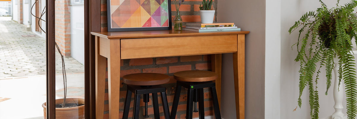 ideias de móveis para hall de entrada pequeno