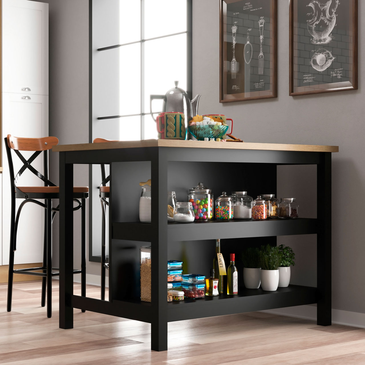 altura ideal banqueta ilha cozinha