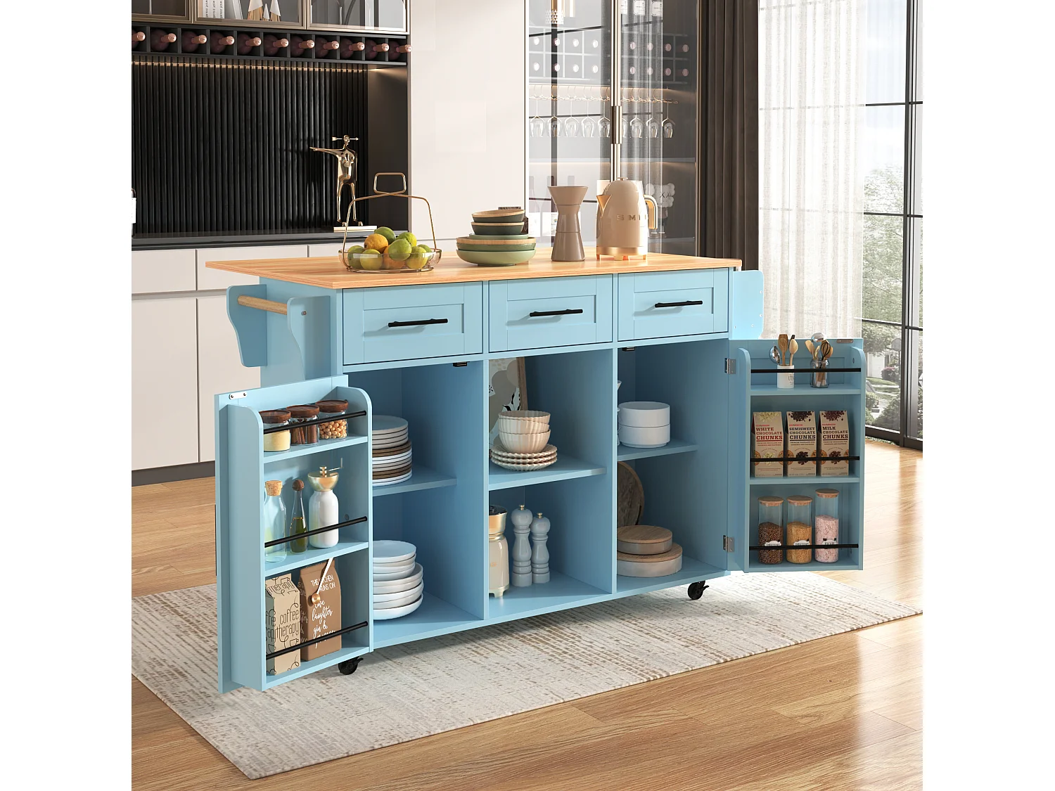 tipos de materiais para bancada de ilha