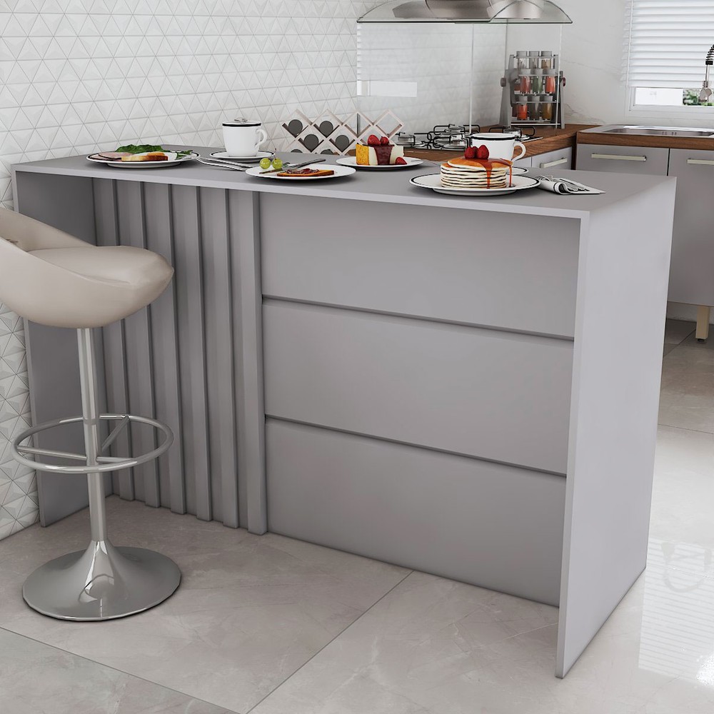 cozinha com ilha planejada