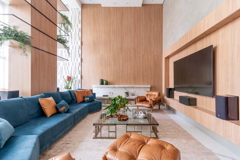 ideias decoração pé direito alto