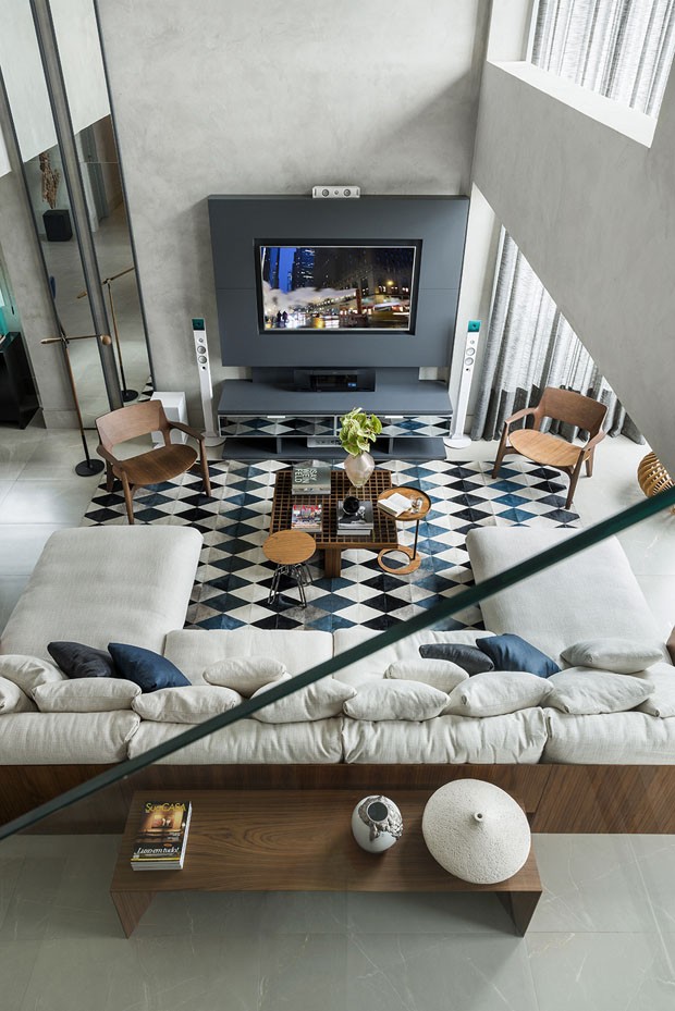 ideias decoração pé direito alto