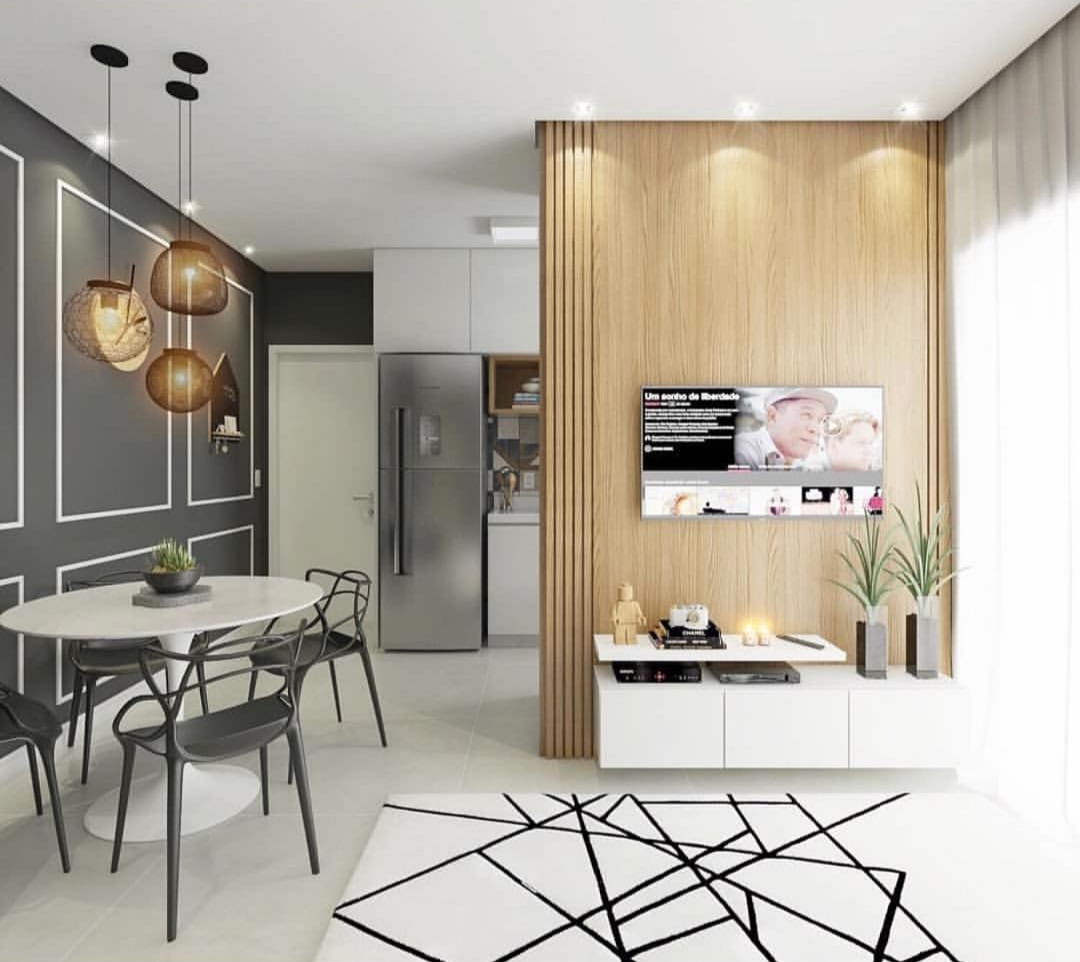 como usar boiserie em sala de estar