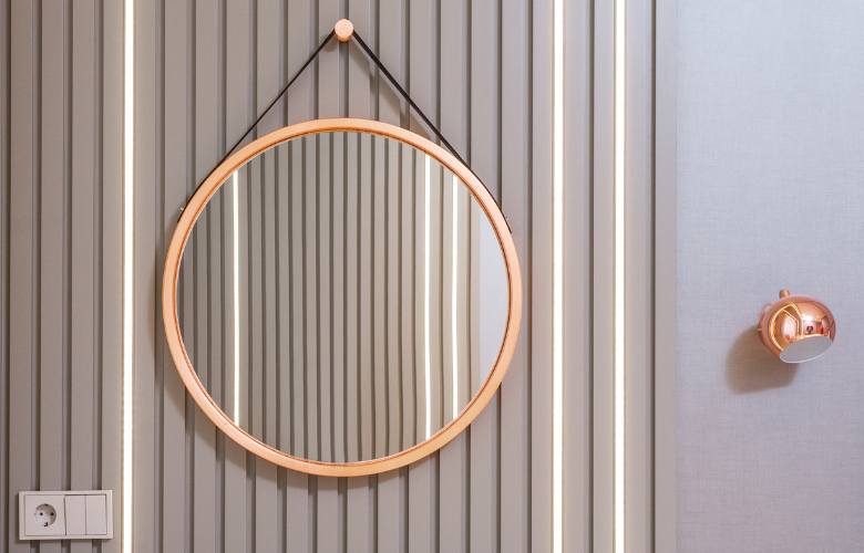 espelho Adnet decoração hall de entrada