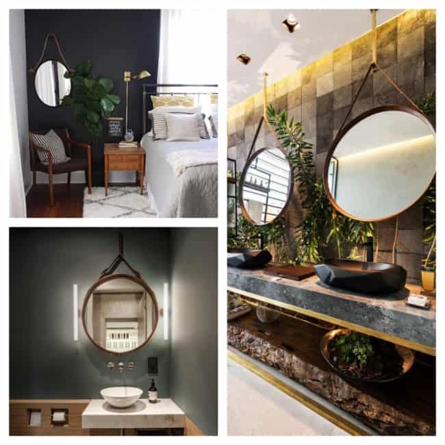 espelho Adnet decoração hall de entrada