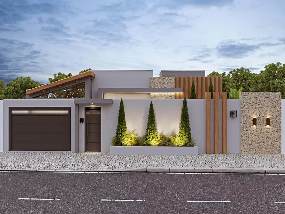 cores de muro externo para casa moderna