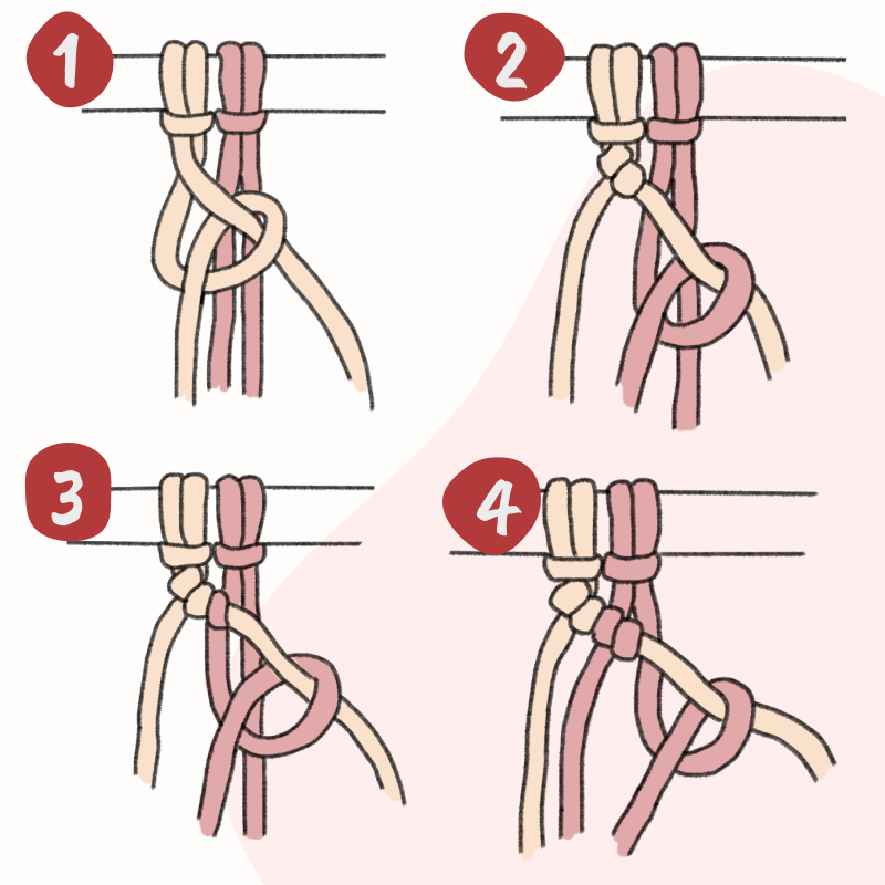 Aplicações Criativas do Nó Festonê: De Painéis a Suportes de Plantas