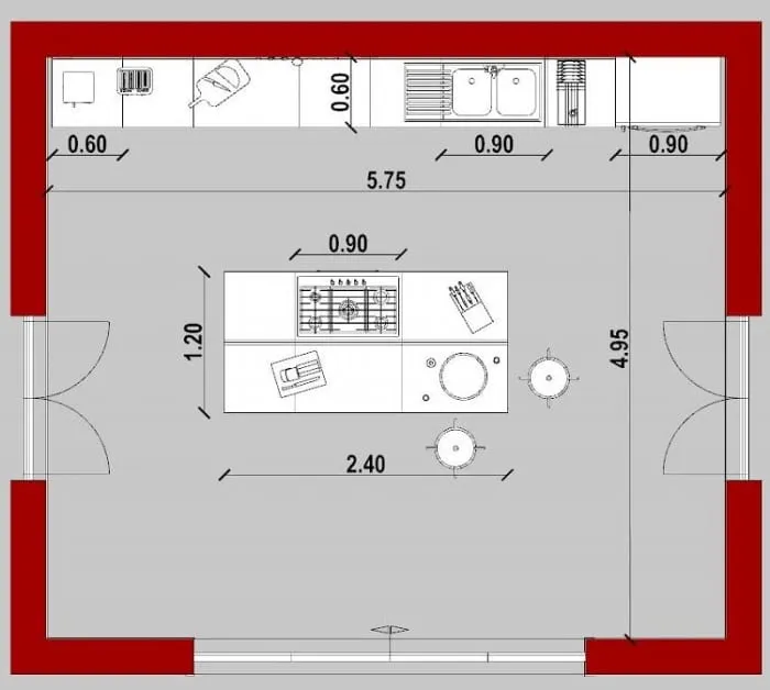 normas tecnicas para cozinha residencial