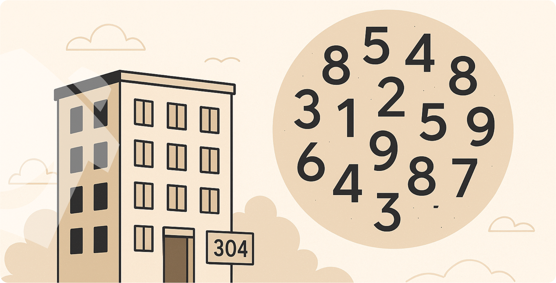 numerologia do apartamento