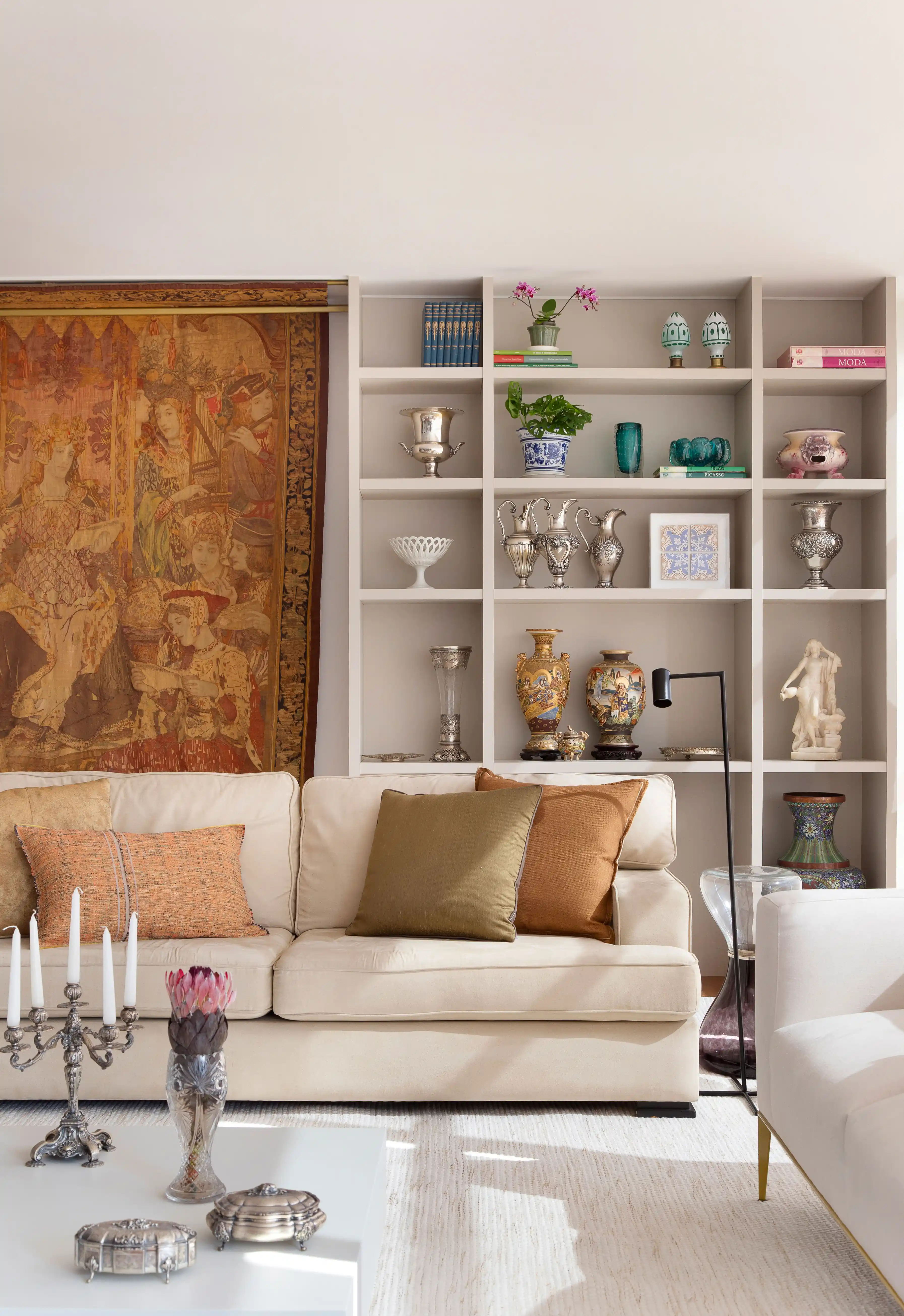 melhores opções decoração atrás do sofá