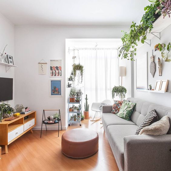 melhores opções decoração atrás do sofá