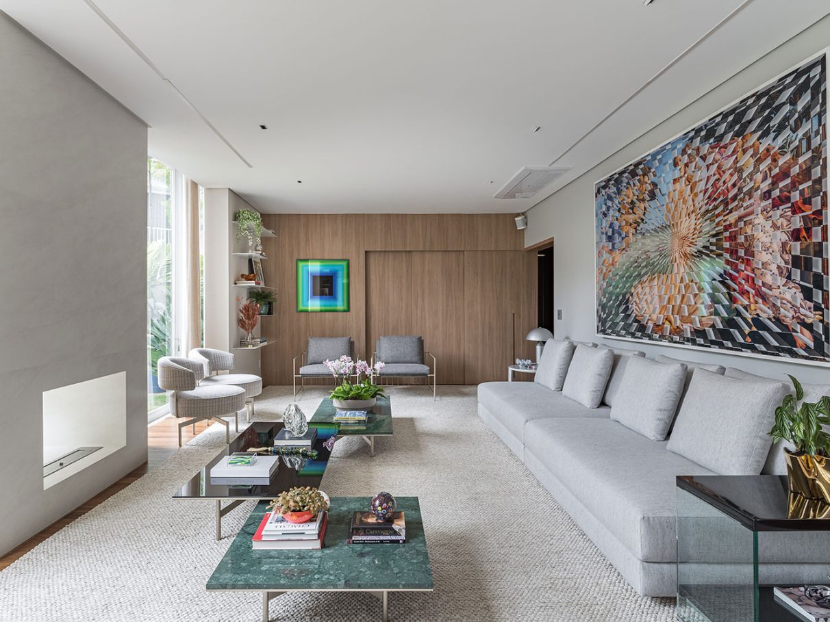 como decorar parede atrás do sofá