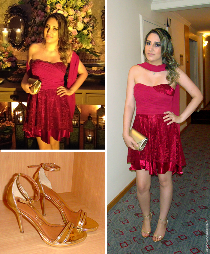 Guia completo de maquiagem para vestido vermelho