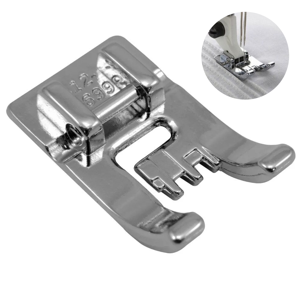 como fazer nervuras em tecido com agulha dupla