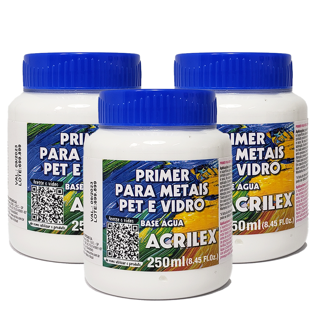 aplicar primer em lata de alumínio